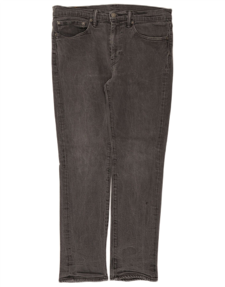 Jeans slim da uomo Levi's W34 L30 cotone grigio