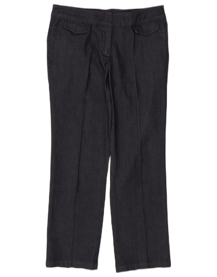 MAX & CO. Pantaloni casual dritti a vita bassa da donna W30 L26 Blu navy