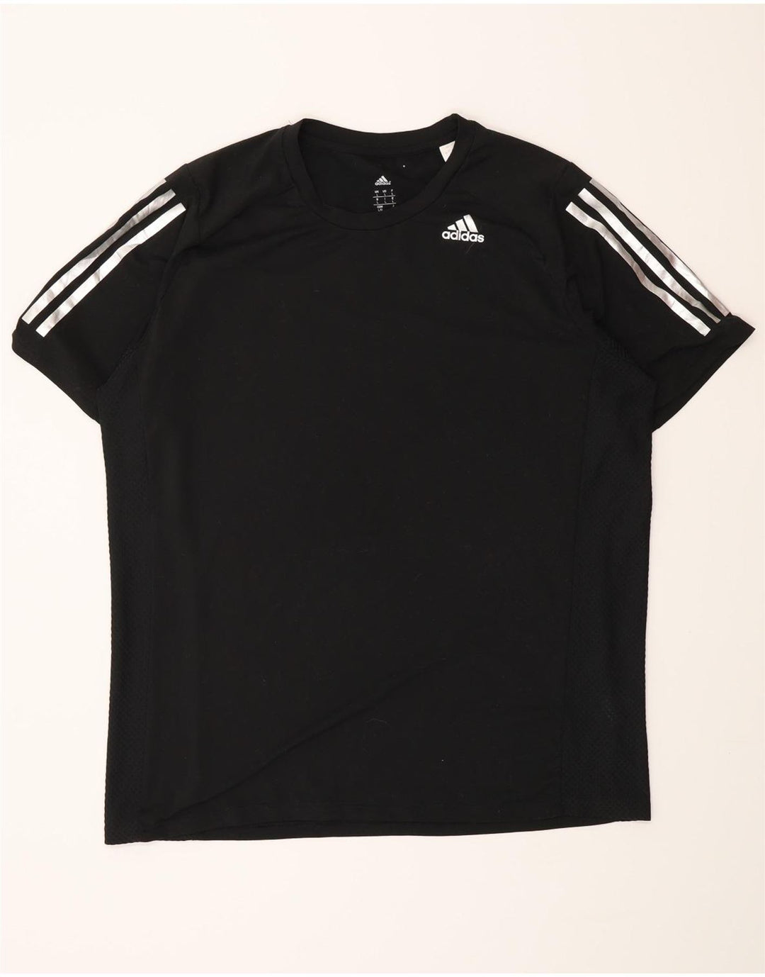 Maglietta Adidas Climacool da uomo grande nera