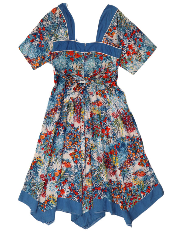 Abito asimmetrico da donna C&A EU 40 cotone floreale medio multicolore