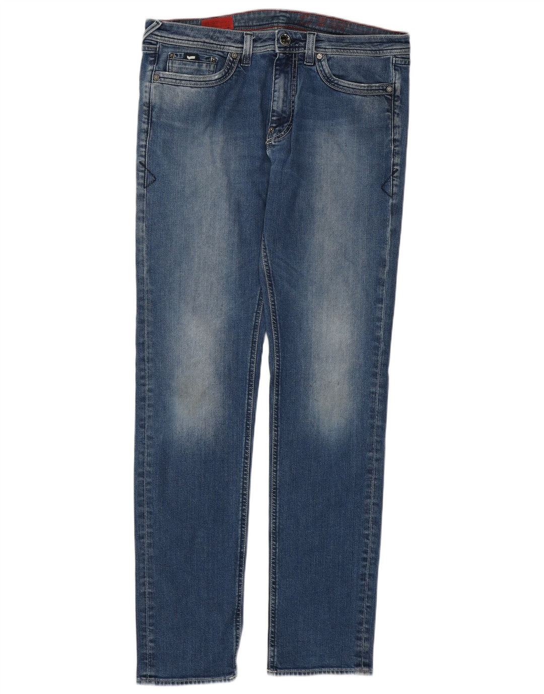 Jeans slim da uomo Gas W36 L34 cotone blu