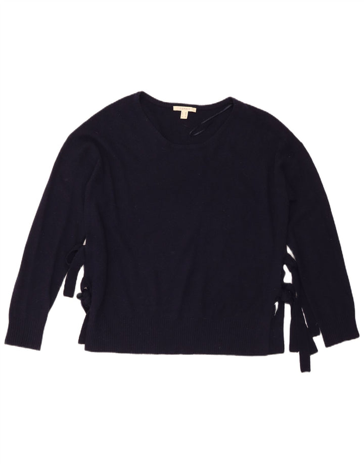 Maglione maglione con scollo a barca da donna Esprit UK 14 blu navy medio