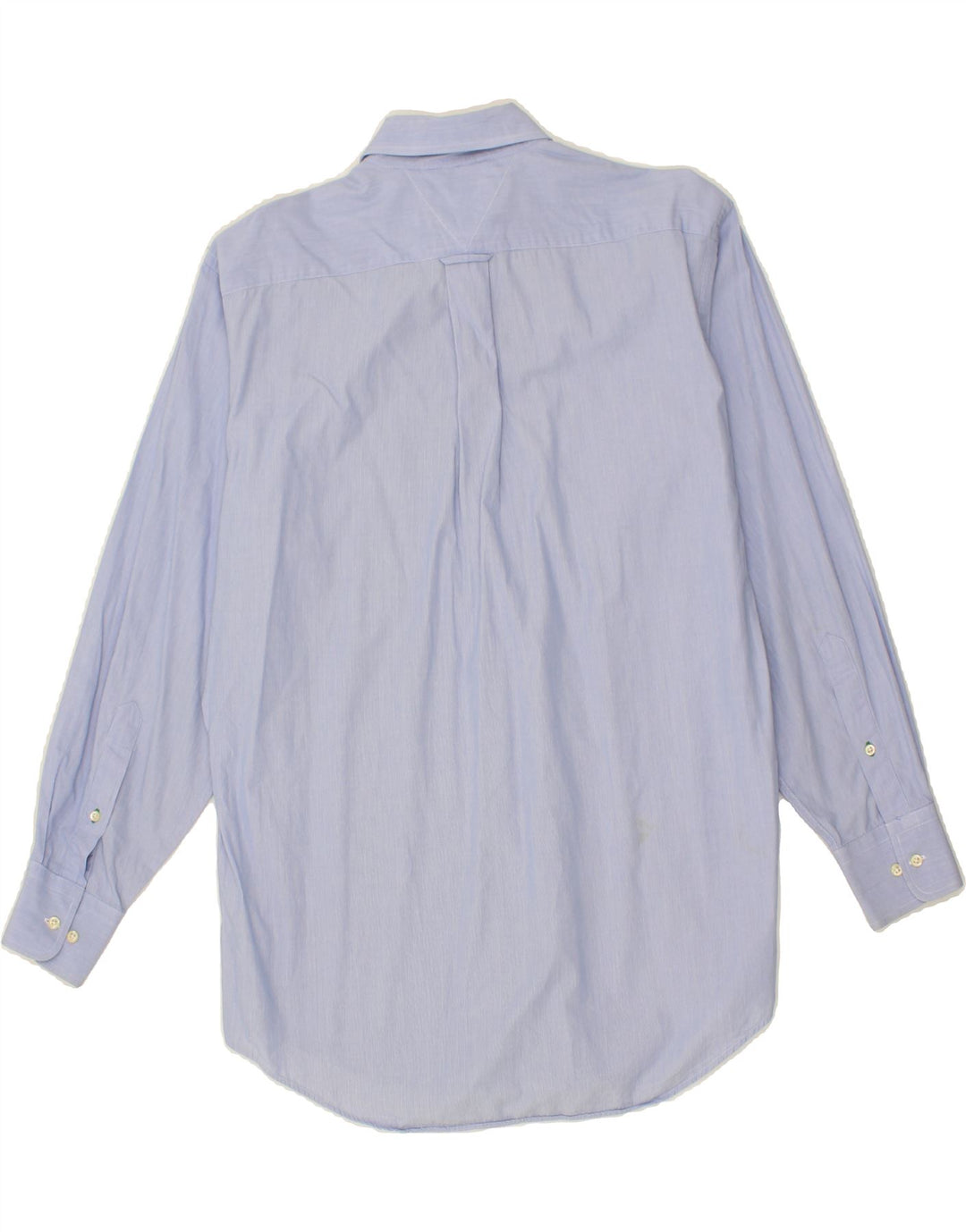 TOMMY HILFIGER Mens Shirt Size 15 1/2 Medium Blue Cotton Vintage Tommy Hilfiger and Second-Hand Tommy Hilfiger from Messina Hembry 
