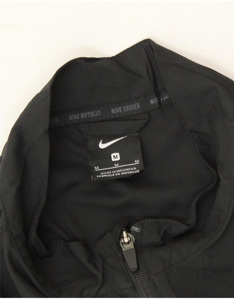 NIKE Mens Oxford Brookes Football Club Tracksuit Top Jacket Medium Black Vintage Nike and Second-Hand Nike from Messina Hembry 