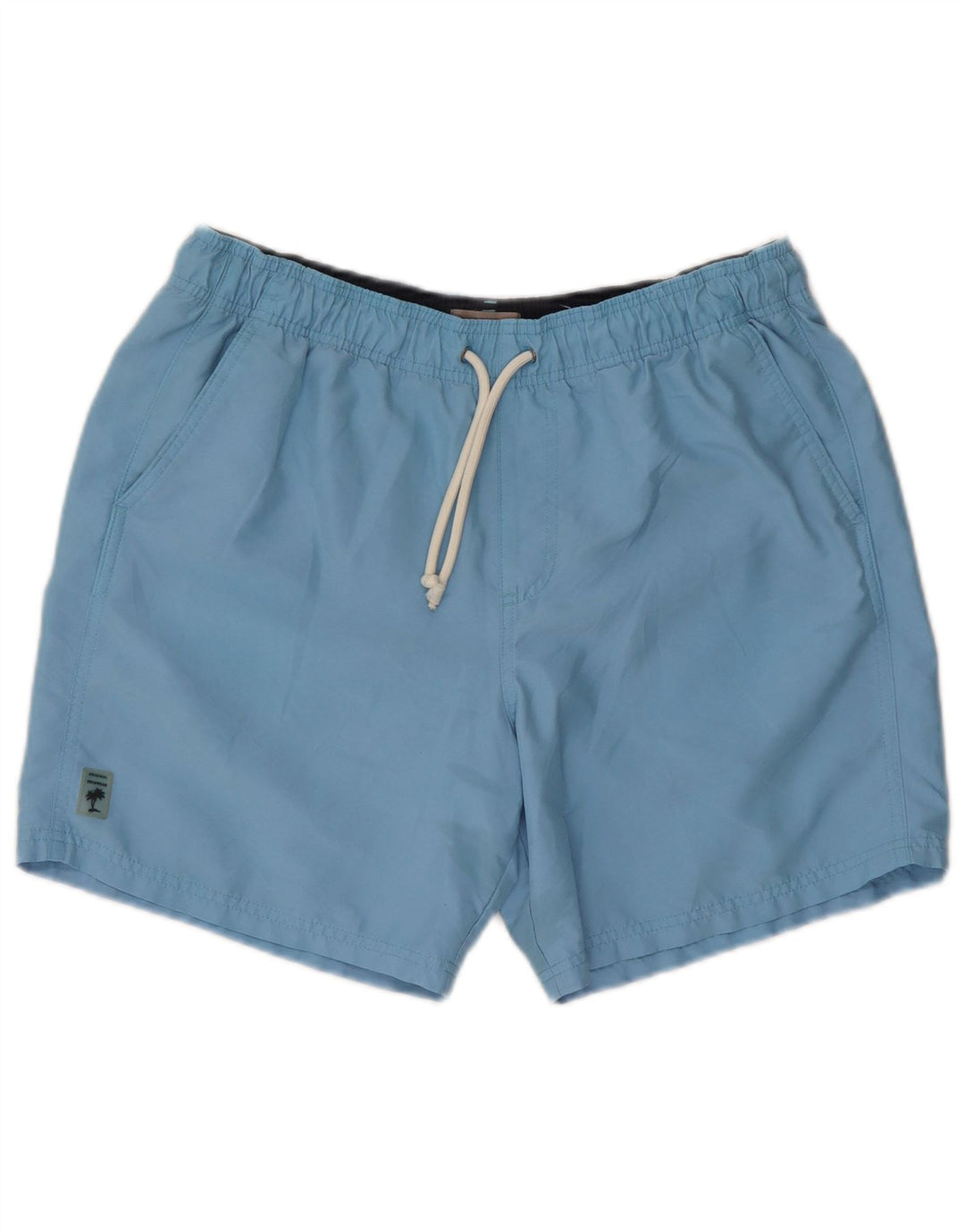 Pantaloncini da bagno da uomo Marks & Spencer blu medio in poliestere