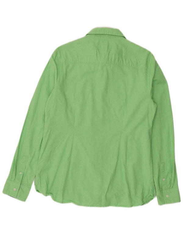 Camicia da donna Tommy Hilfiger Classic Fit UK 14 Cotone verde medio