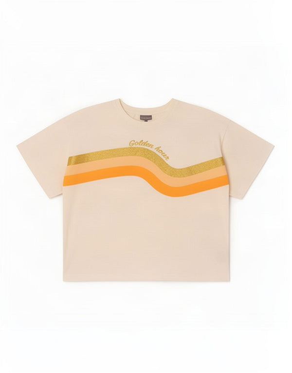 T-shirt grafica da donna Oliver Bonas Top UK 12 Medium White Colourblock