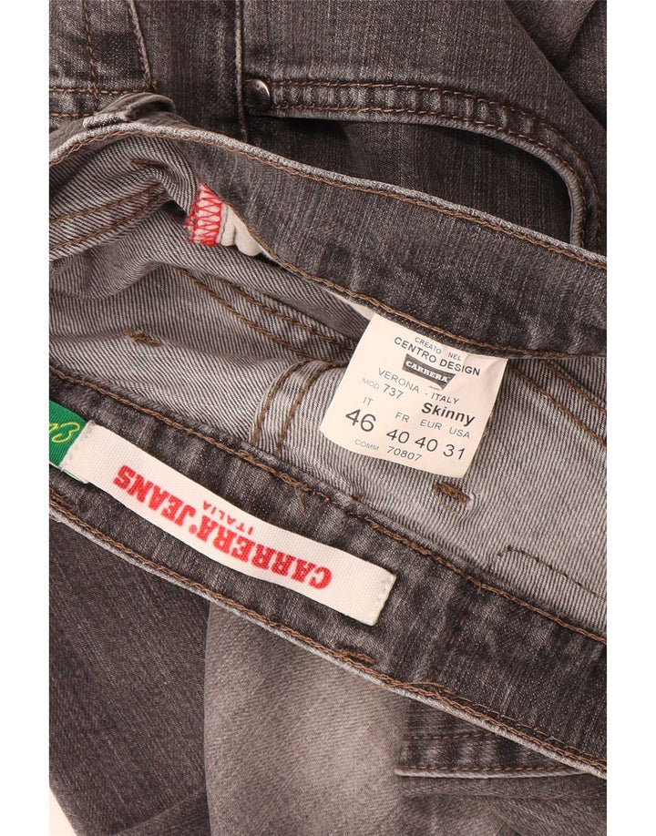 Jeans skinny da donna Carrera W31 L30 cotone grigio