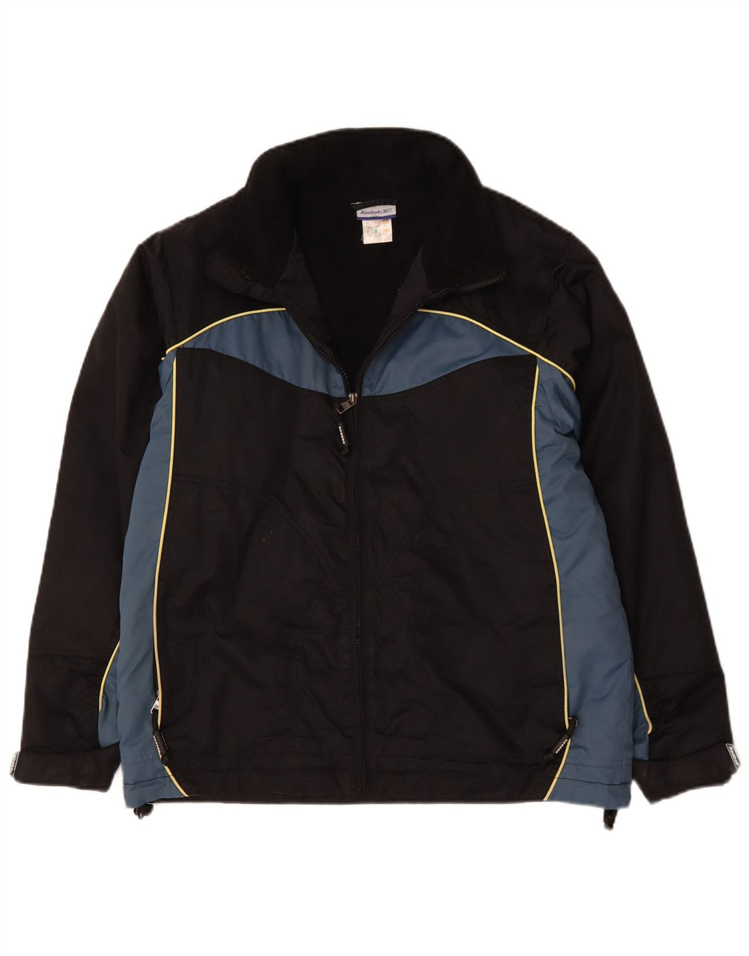 Giacca a vento grafica da uomo Reebok UK 34 XS Black Colourblock