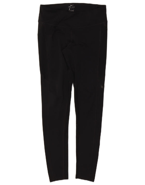 Leggings Nike Dri Fit da donna UK 14 grande poliestere nero
