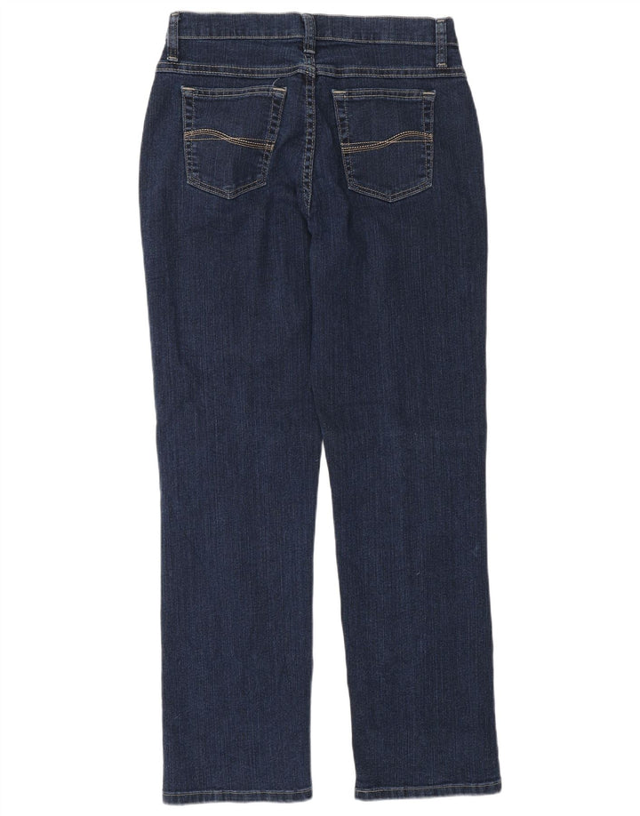 Jeans dritti da donna Lee US 8 medi W28 L30 cotone blu navy