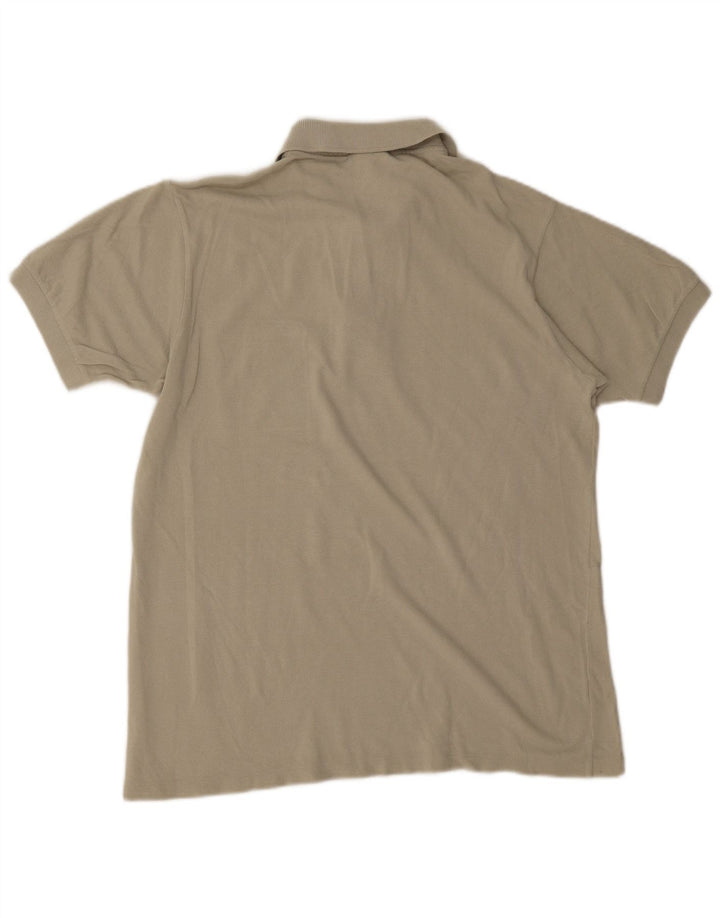 Polo da uomo Lacoste taglia 4 media cotone kaki
