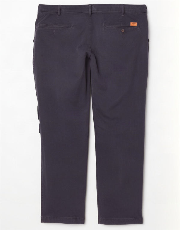 Pantaloni chino dritti da uomo Timberland W42 L34 blu navy