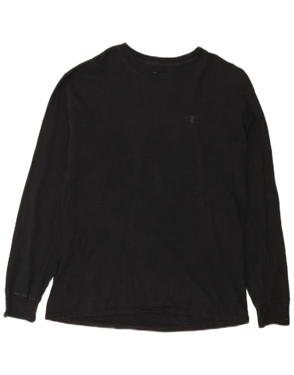 Maglia da uomo a maniche lunghe Champion Large nera