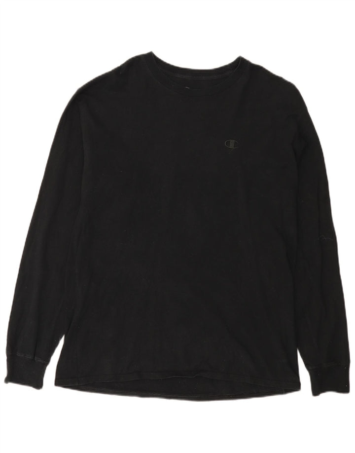 Maglia da uomo a maniche lunghe Champion Large nera