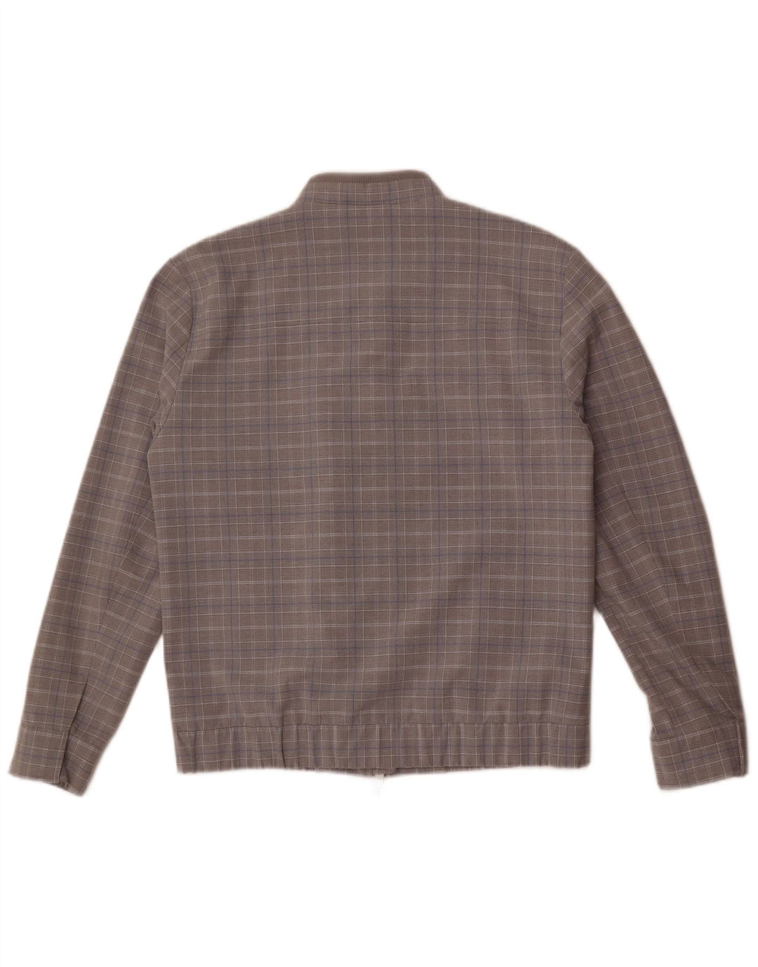 Giubbotto bomber da uomo Primark UK 38 Poliestere a quadri grigio medio