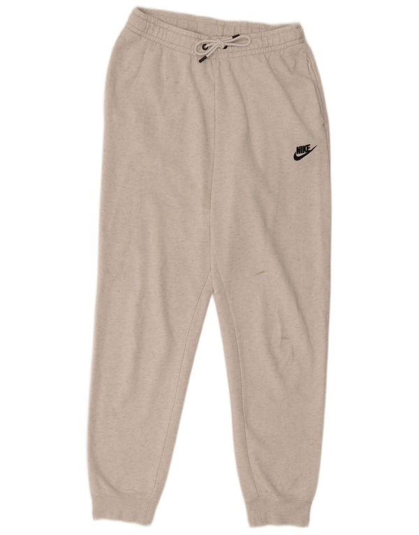 Pantaloni da tuta da donna Nike Joggers UK 10 Small Grey Flecked Cotton