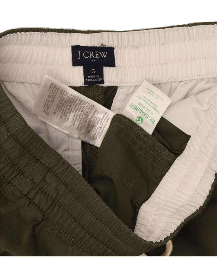 J. CREW Mens Chino Shorts Small W28 Green Cotton Vintage J. Crew and Second-Hand J. Crew from Messina Hembry 
