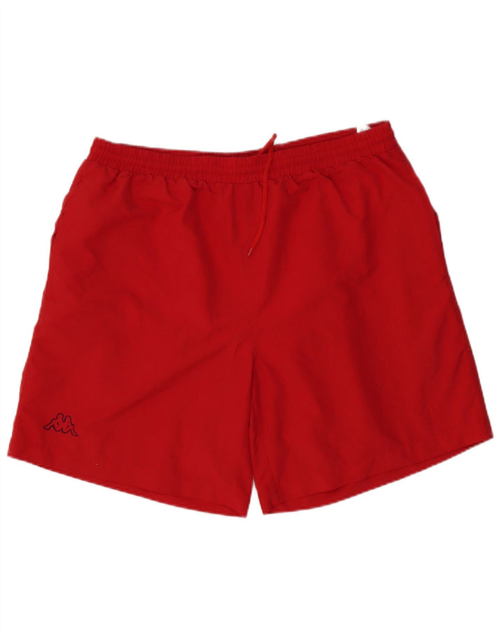 Pantaloncini sportivi da uomo Kappa 2XL Rosso Poliestere