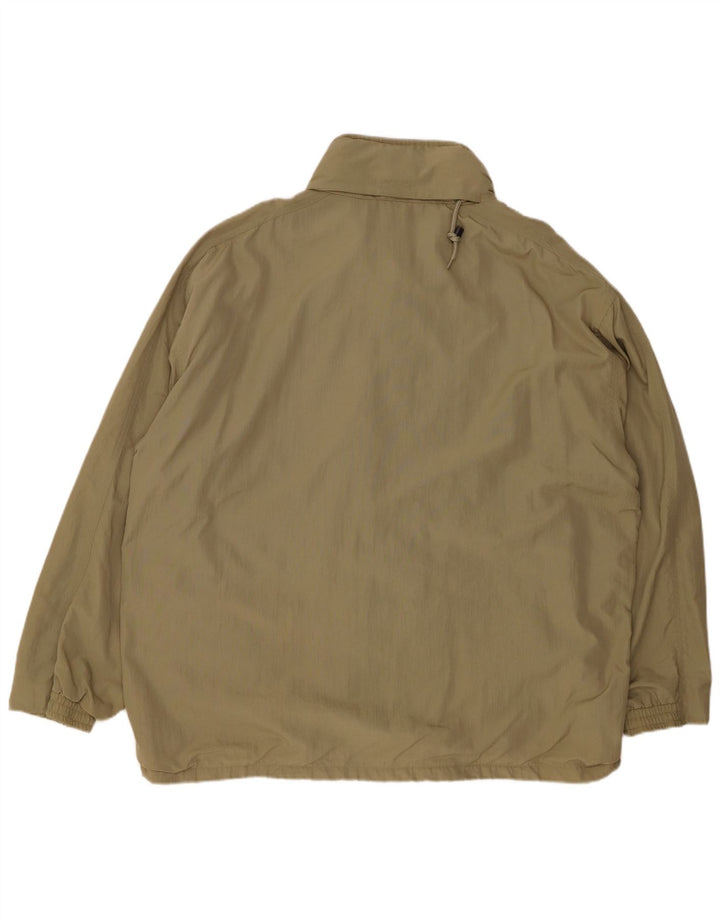 Giacca antipioggia da uomo Diadora con vestibilità ampia con cappuccio UK 40 Large Beige Poliammide