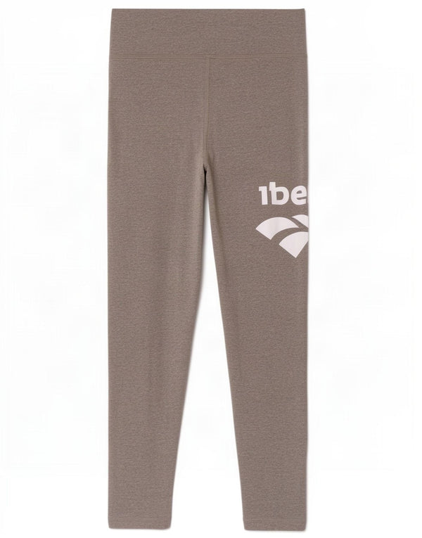 Leggings grafici da donna Reebok UK 12/14 Cotone grigio medio