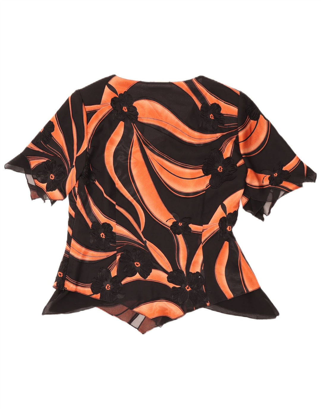 Camicetta asimmetrica da donna Hermann Lange Top EU 38 Rayon floreale nero medio