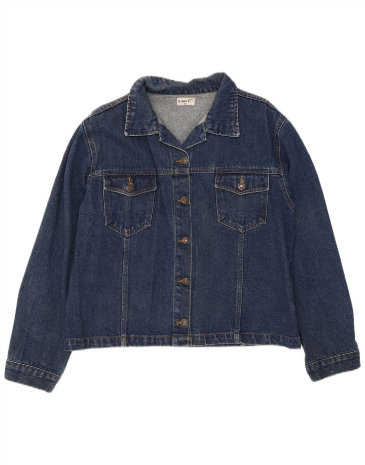 Giacca di jeans da donna X-Mail IT 42 blu navy medio