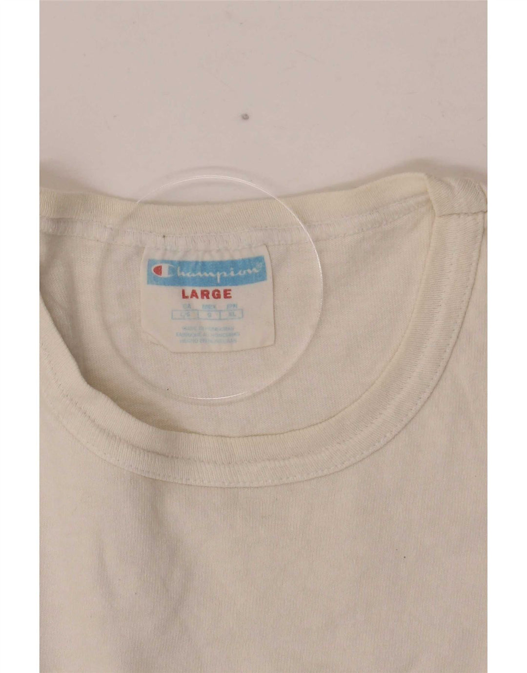 T-shirt da uomo Champion Top grande bianca