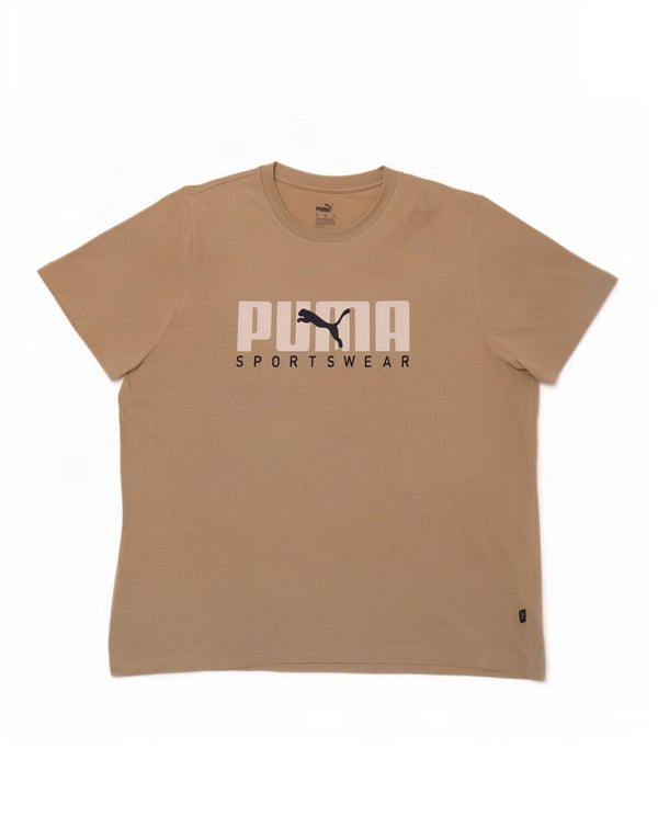 Maglietta grafica da uomo Puma XL Beige
