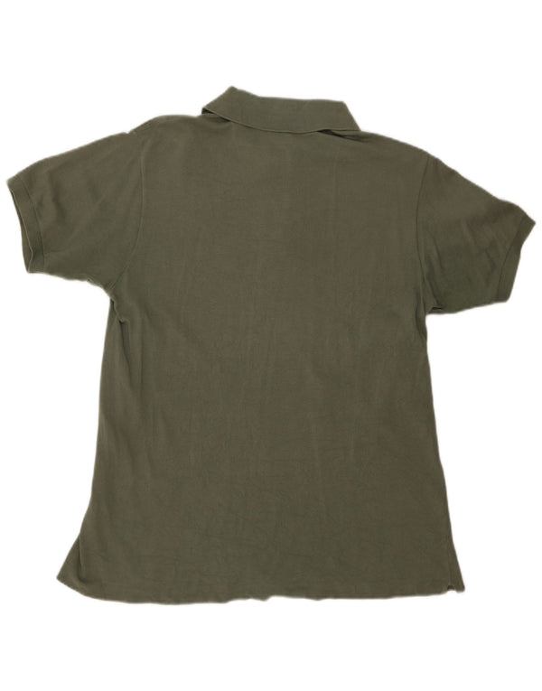 Polo da uomo Lacoste taglia 5 grande in cotone kaki