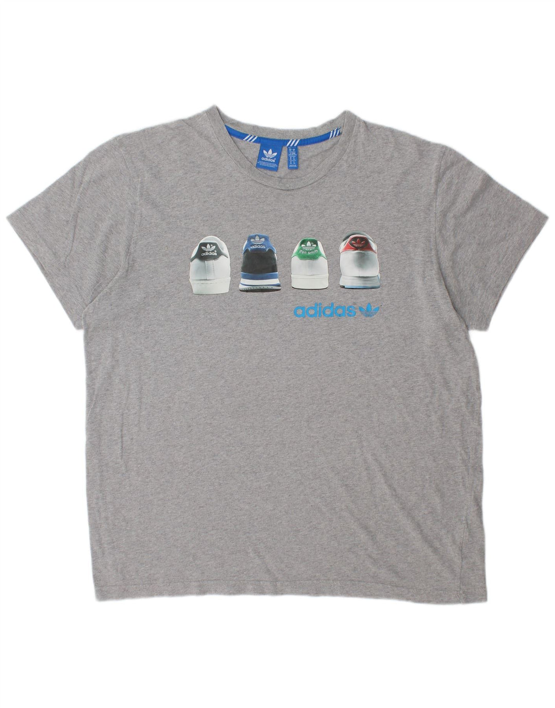 T-shirt grafica da uomo ADIDAS Top XL Grigia