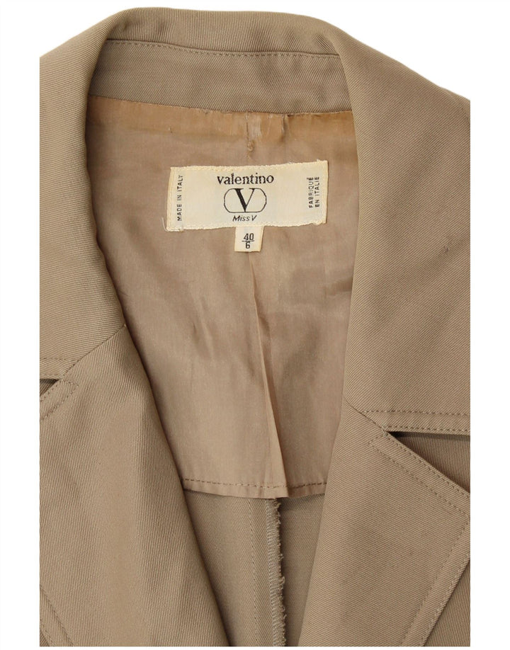 Giacca blazer oversize da donna Miss V Valentino IT 40 piccola beige