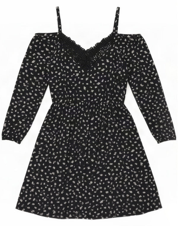 Superdry Prendisole da donna 2XS Cotone floreale nero