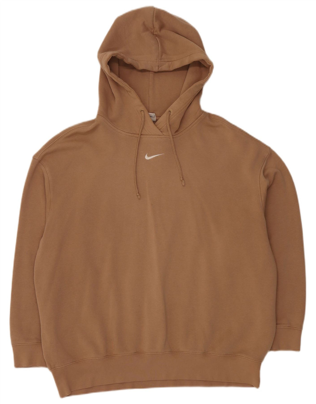 Felpa con cappuccio Nike da uomo, vestibilità ampia, grande, in cotone beige