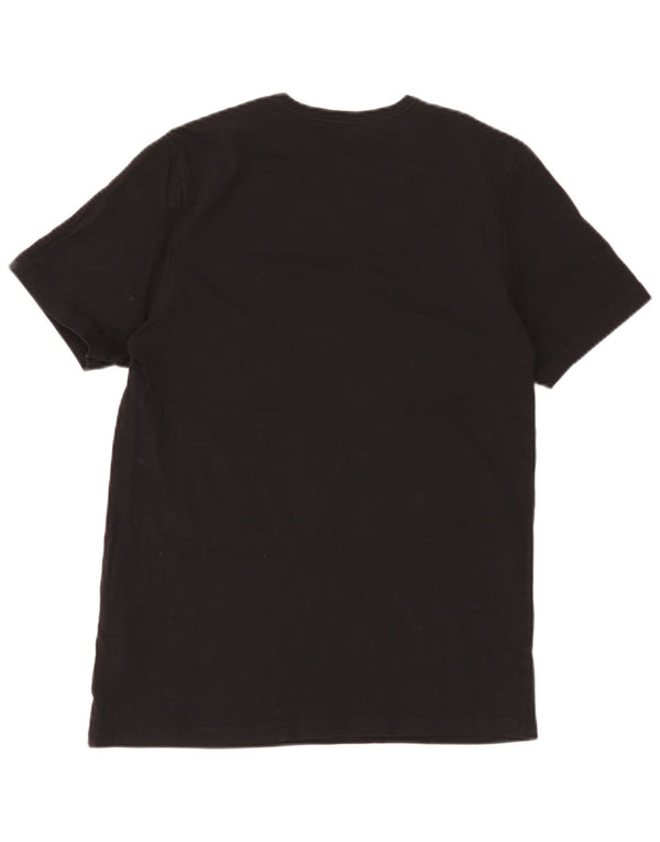T-shirt da uomo Hugo Boss Top in cotone nero medio