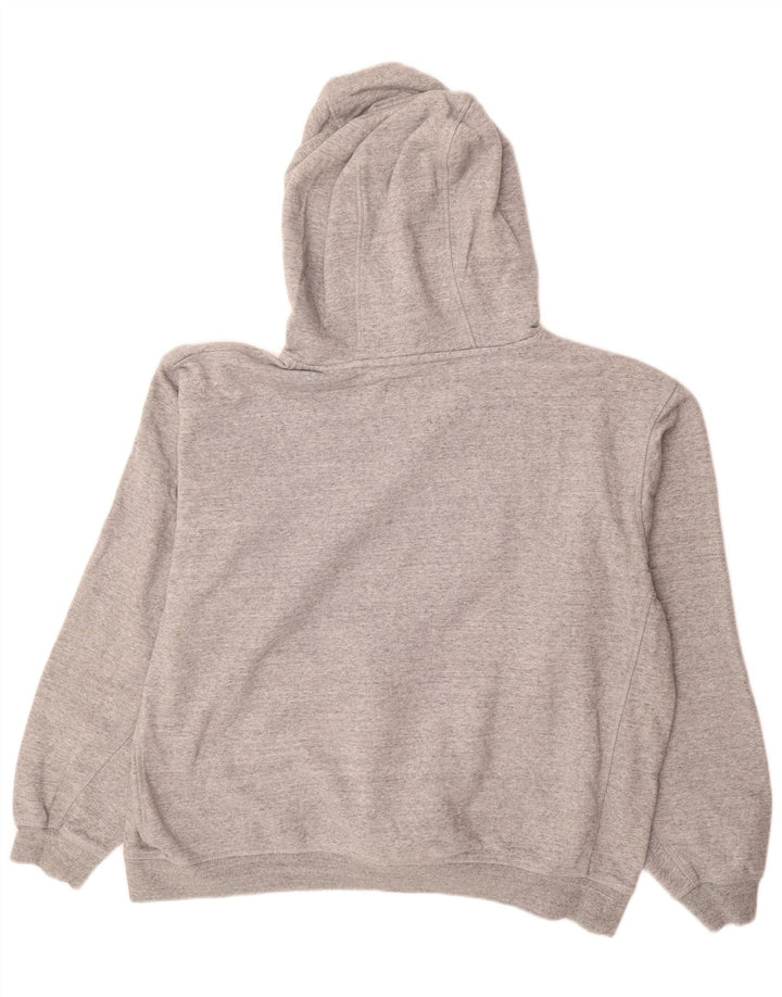 JACK WILLS Felpa con cappuccio grafica da uomo 3XL Cotone chiazzato grigio