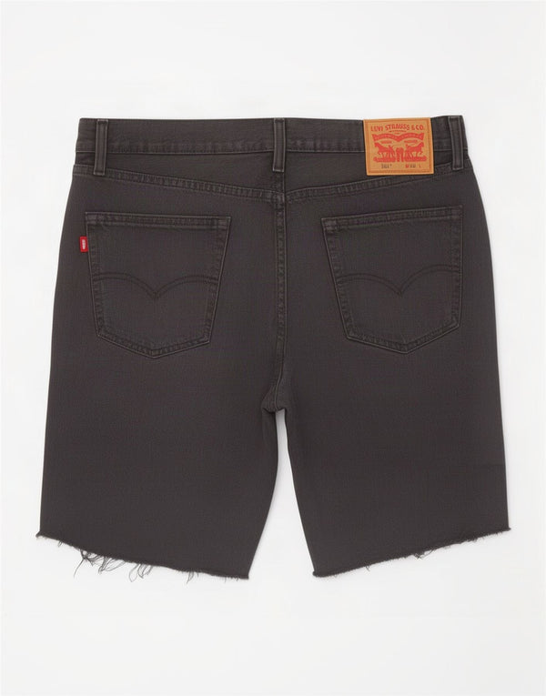 Levi's Mens 511 Denim Shorts Large W36 Grey Cotton