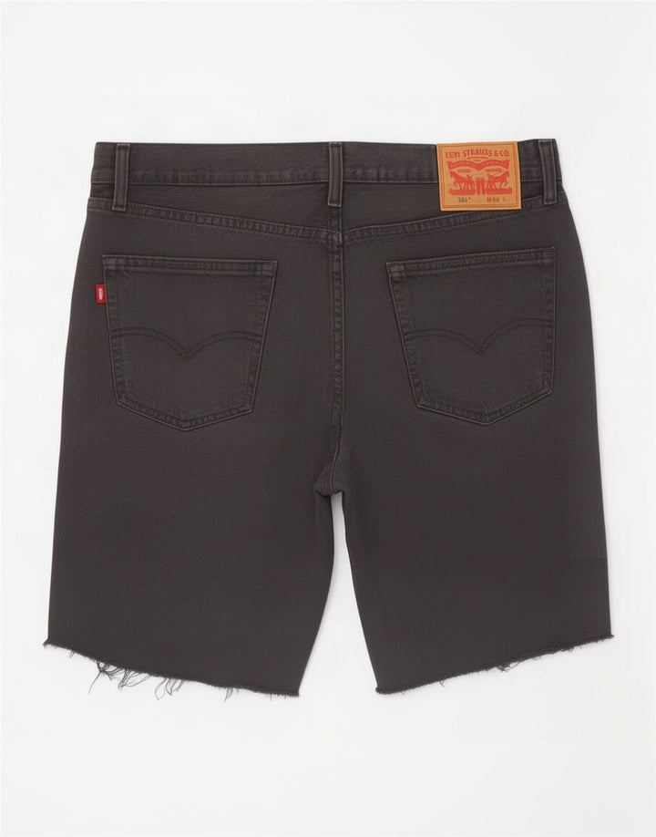 Pantaloncini di jeans Levi's 511 da uomo di grandi dimensioni W36 in cotone grigio