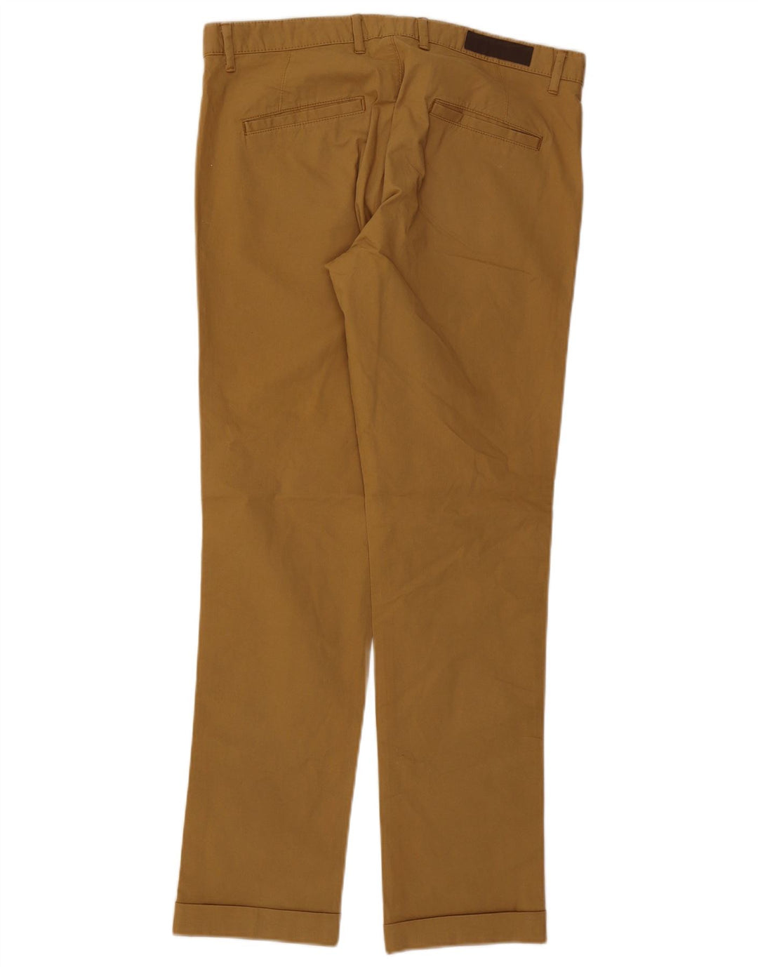Pantaloni chino dritti da uomo ZARA EU 44 Large W34 L32 Beige