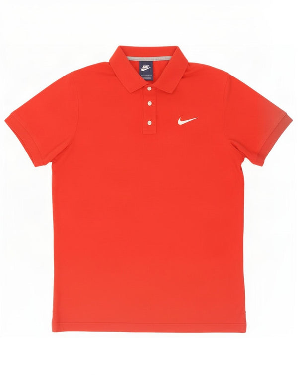 Polo Nike da uomo grande in cotone rosso