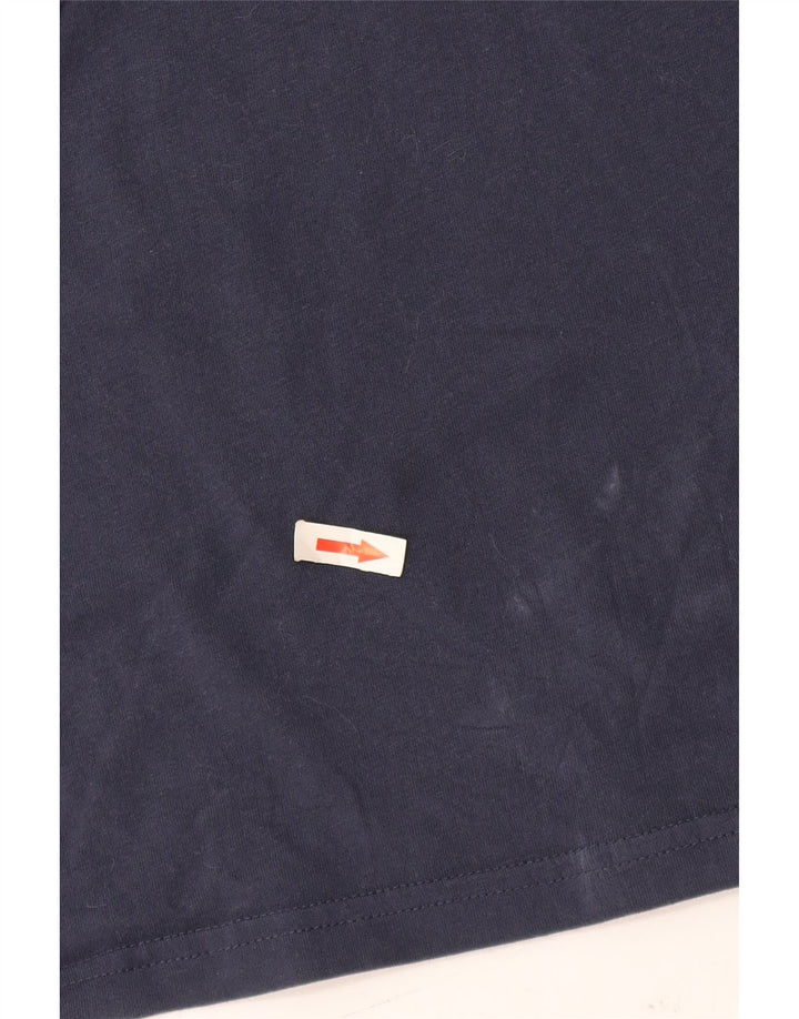 T-shirt da uomo Superdry Top in cotone blu navy medio