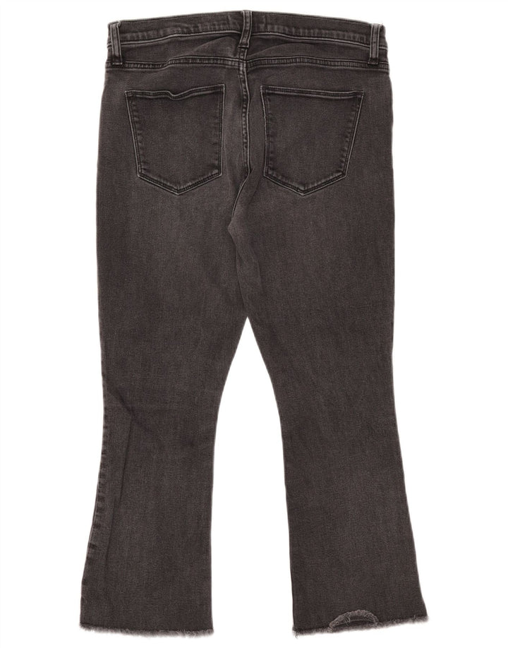 Jeans cropped Kick da donna GAP vestibilità regolare W30 L24 cotone grigio