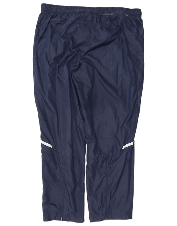 RUSSELL ATHLETIC Mens Tracksuit Trousers XL Navy Blue Polyester