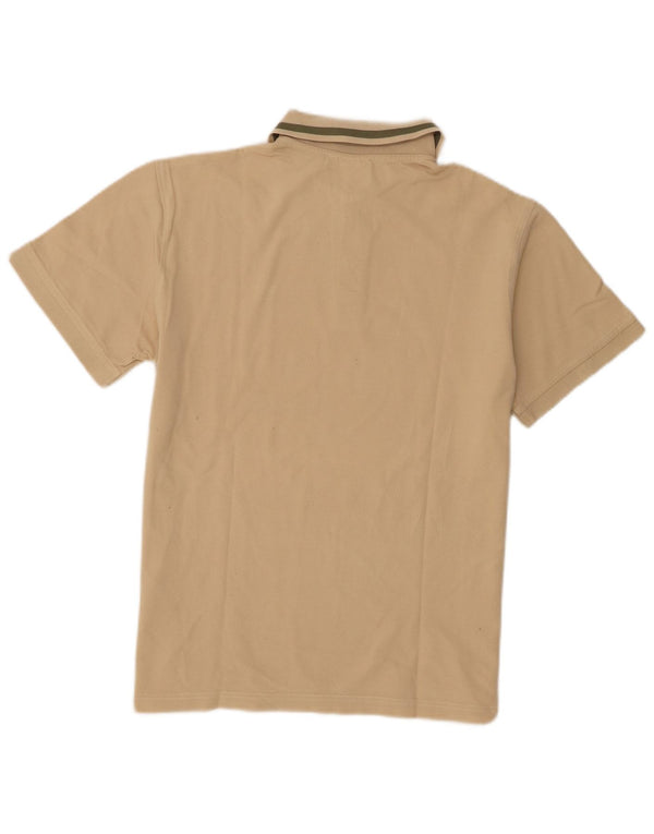 Polo Diadora Uomo Manica Corta Regular Fit Cotone Beige Medio