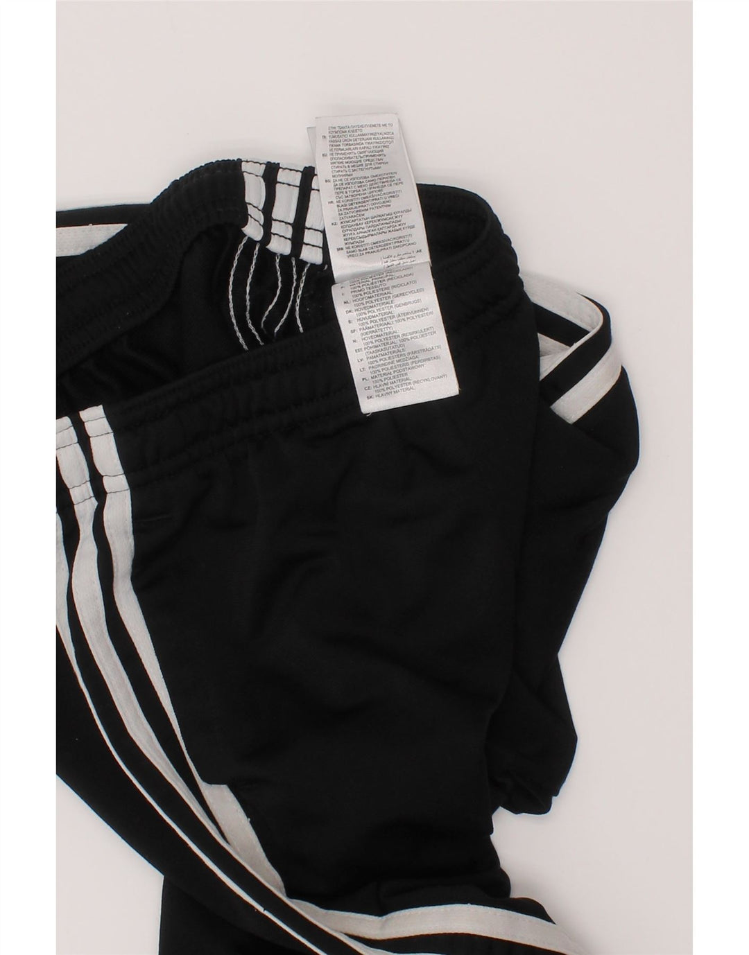 Pantaloni della tuta Adidas Aeroready da ragazzo 9-10 anni in poliestere nero