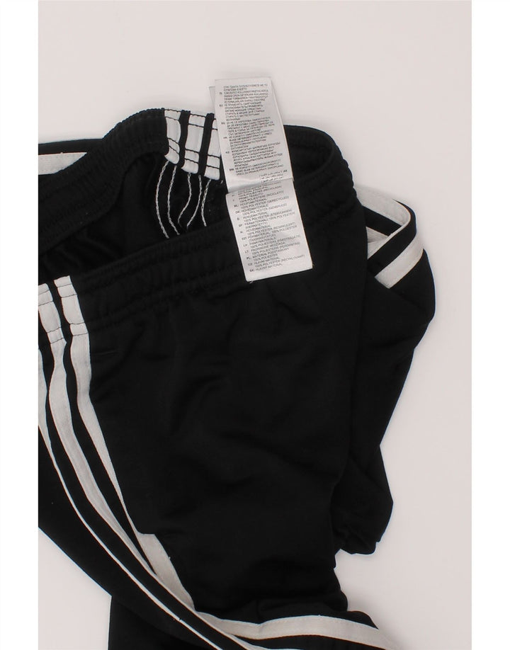 Pantaloni della tuta Adidas Aeroready da ragazzo 9-10 anni in poliestere nero
