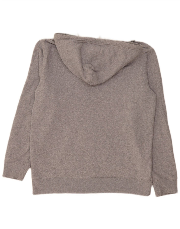 Maglione con cappuccio grafico da uomo Levi's in cotone chiazzato grigio medio