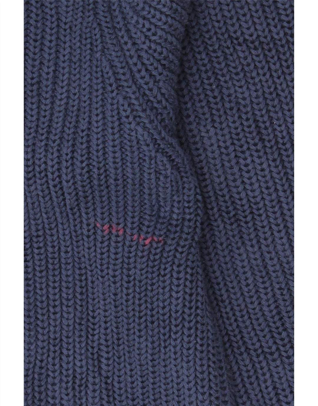 Maglione cardigan con zip intera da uomo L.L.Bean grande cotone blu navy