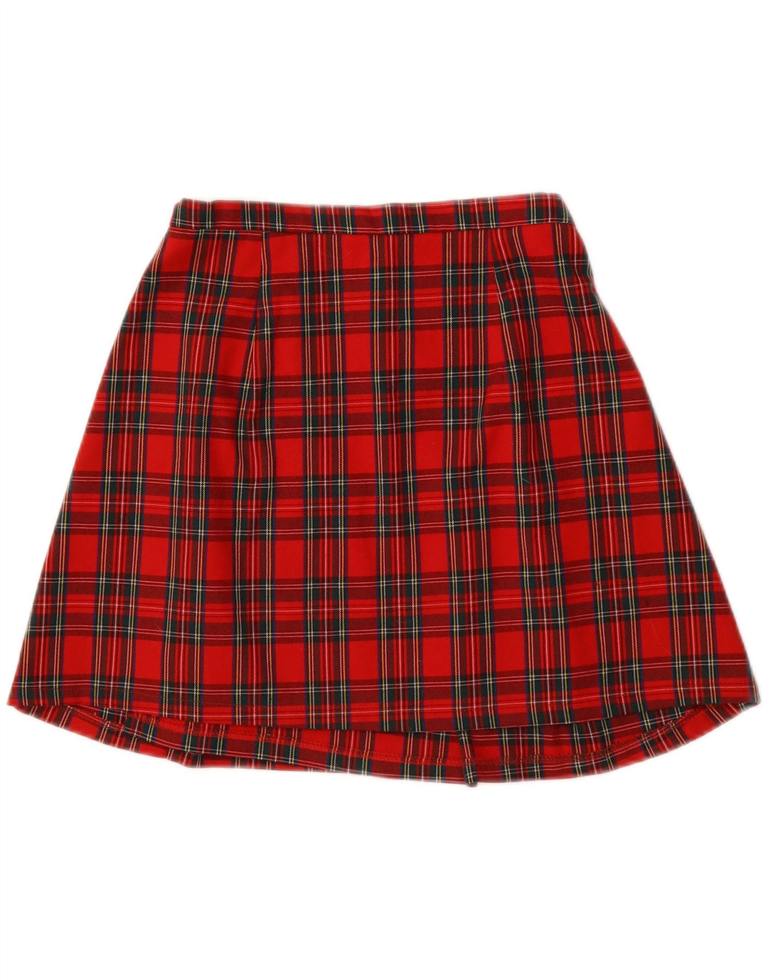 VINTAGE Womens Mini Skirt W26 Small Red Check Vintage Vintage and Second-Hand Vintage from Messina Hembry 