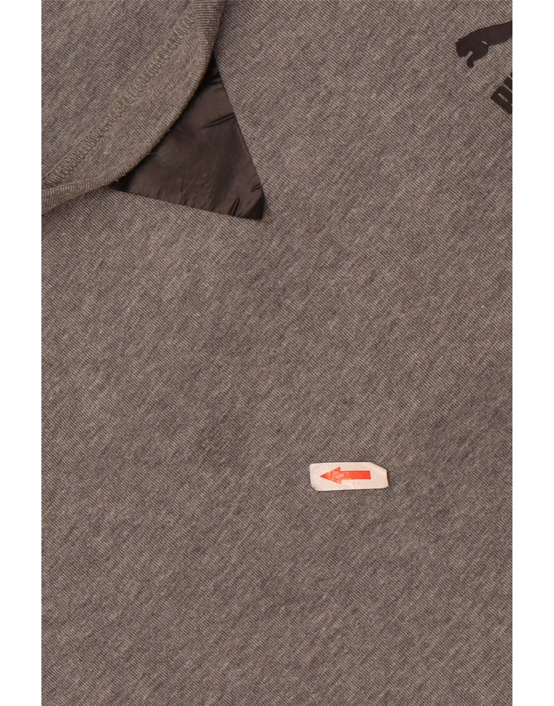 Felpa grafica da uomo Puma Jumper XL in cotone grigio